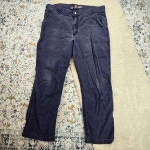 Carhartt Men's 102291-412 Relaxed Straight Rigby Dungaree Blue 38 x 30